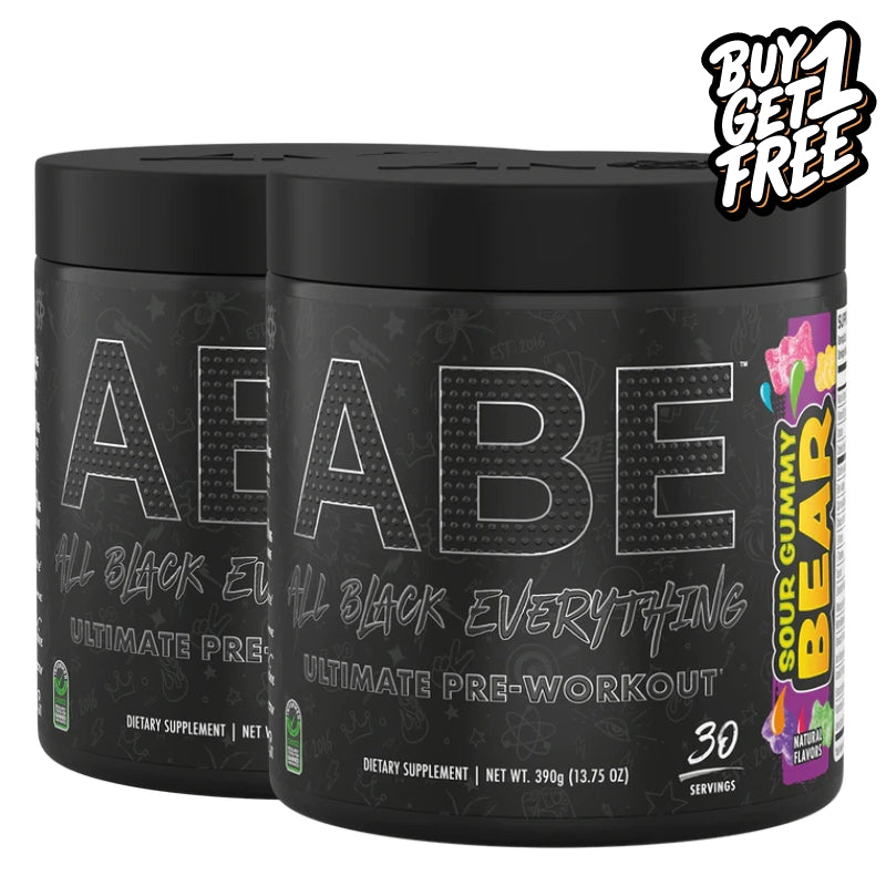 ABE All Black Everything Ultimate Pre workout Buy 1 Get 1 Free Limited Offer