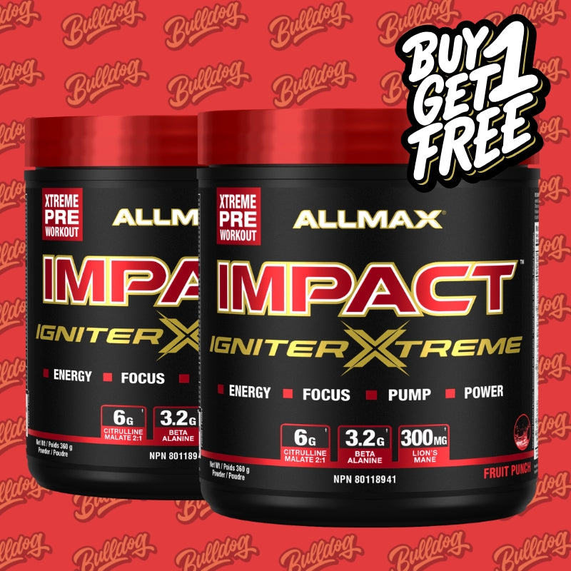 Allmax Impact Igniter Xtreme Pre Workout Buy 1 Get 1 Free Exclusive Offer