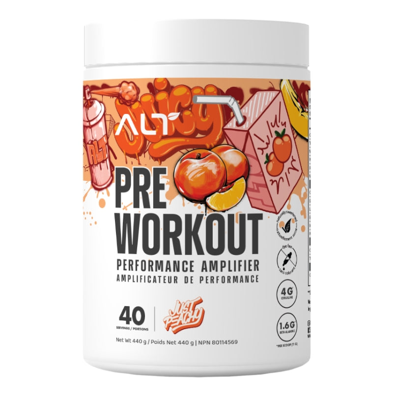 ALT Lifestyle Pre Workout Supplement 40 serve - Just Peachy