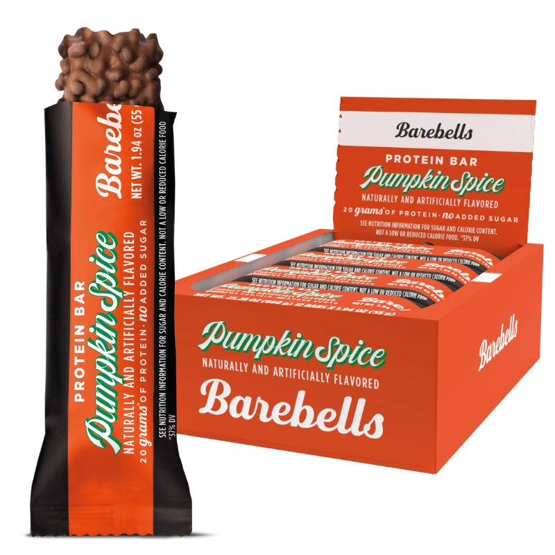 Barebells Protein Bars Pumpkin Spice Limited Edition 12/bars