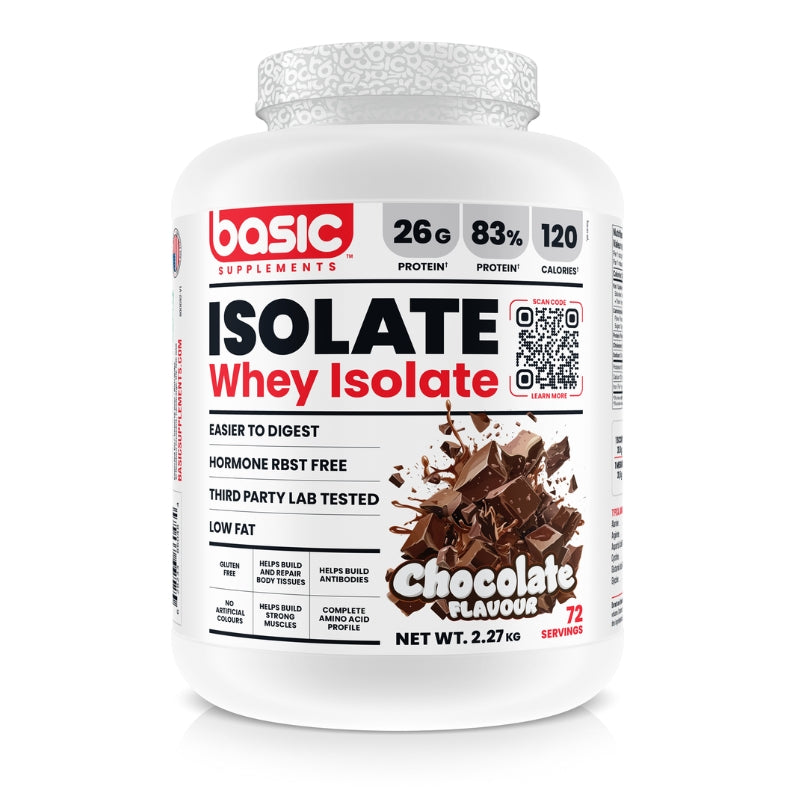 BASIC Whey Protein Isolate 5lbs Chocolate