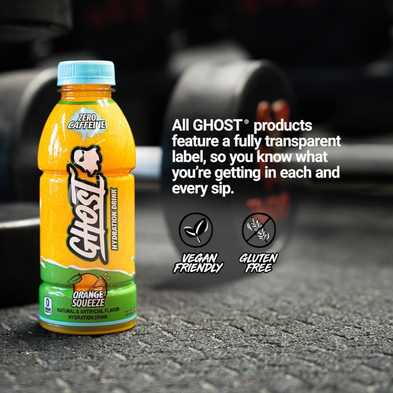 Ghost Hydration Drink Vegan Friendly and Gluten Free