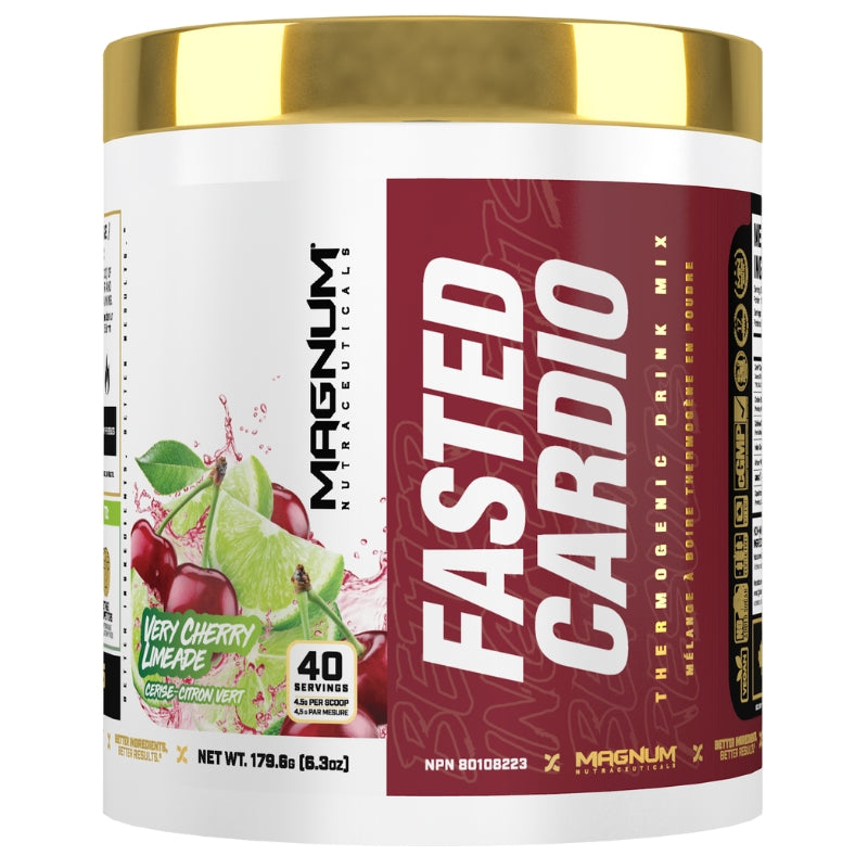 Magnum Supplement Fasted Cardio Front Label  Cherry Limeade