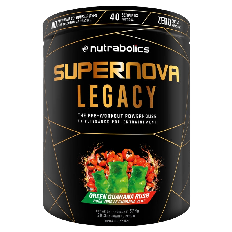 Nutrabolics Supernova Legacy Pre Workout 40 servings Green Guarana Rush