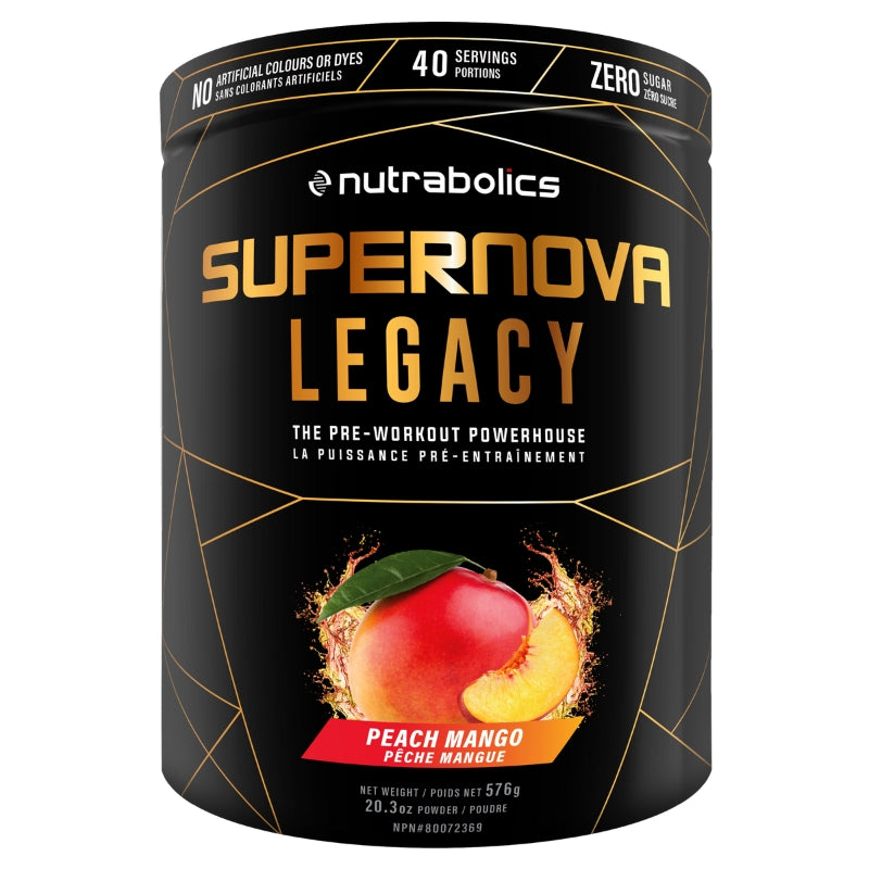 Nutrabolics Supernova Legacy Pre Workout 40 servings Peach Mango