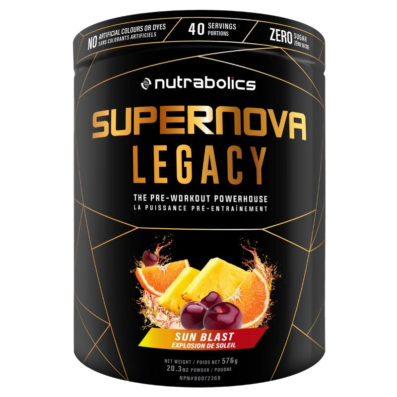 Nutrabolics Supernova Legacy Pre Workout 40 servings Sun Blast