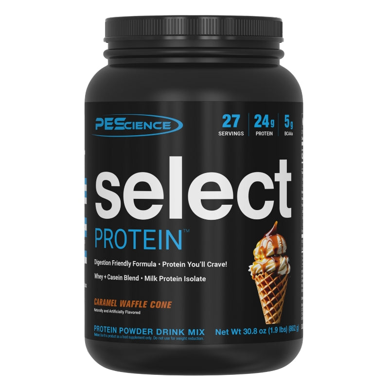 PEScience-Select-Protein-27-Caramel-Waffle-Cone-Supplement-Canada