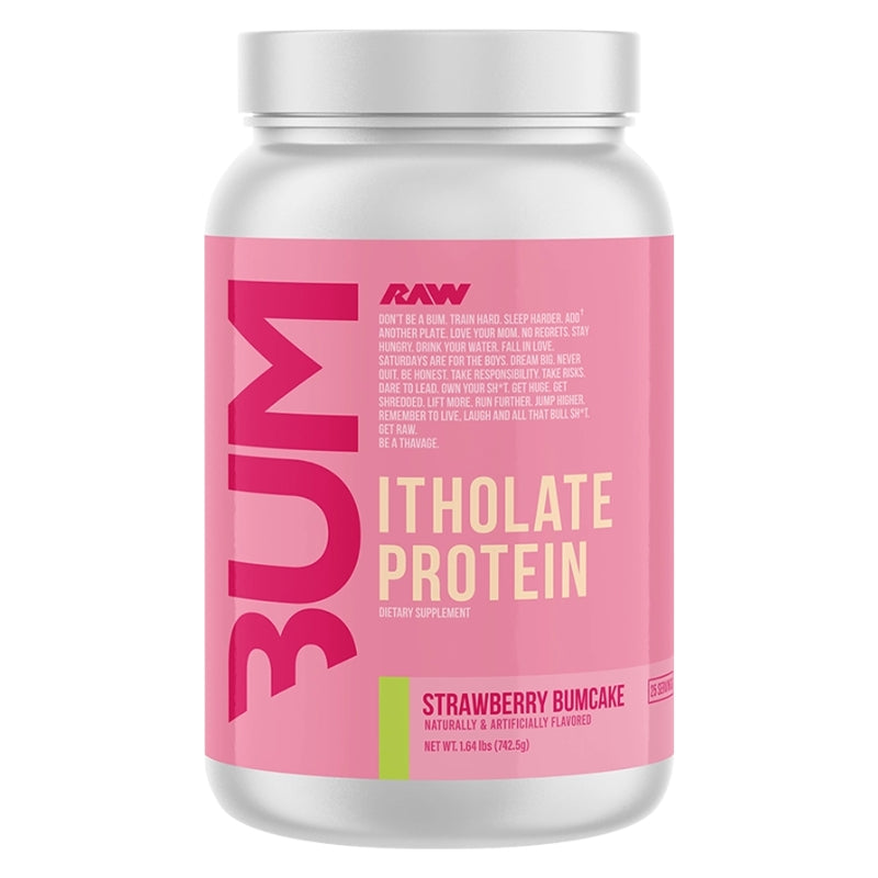 Raw CBUM Itholate Protein Isolate 2lbs Strawberry Bumcake