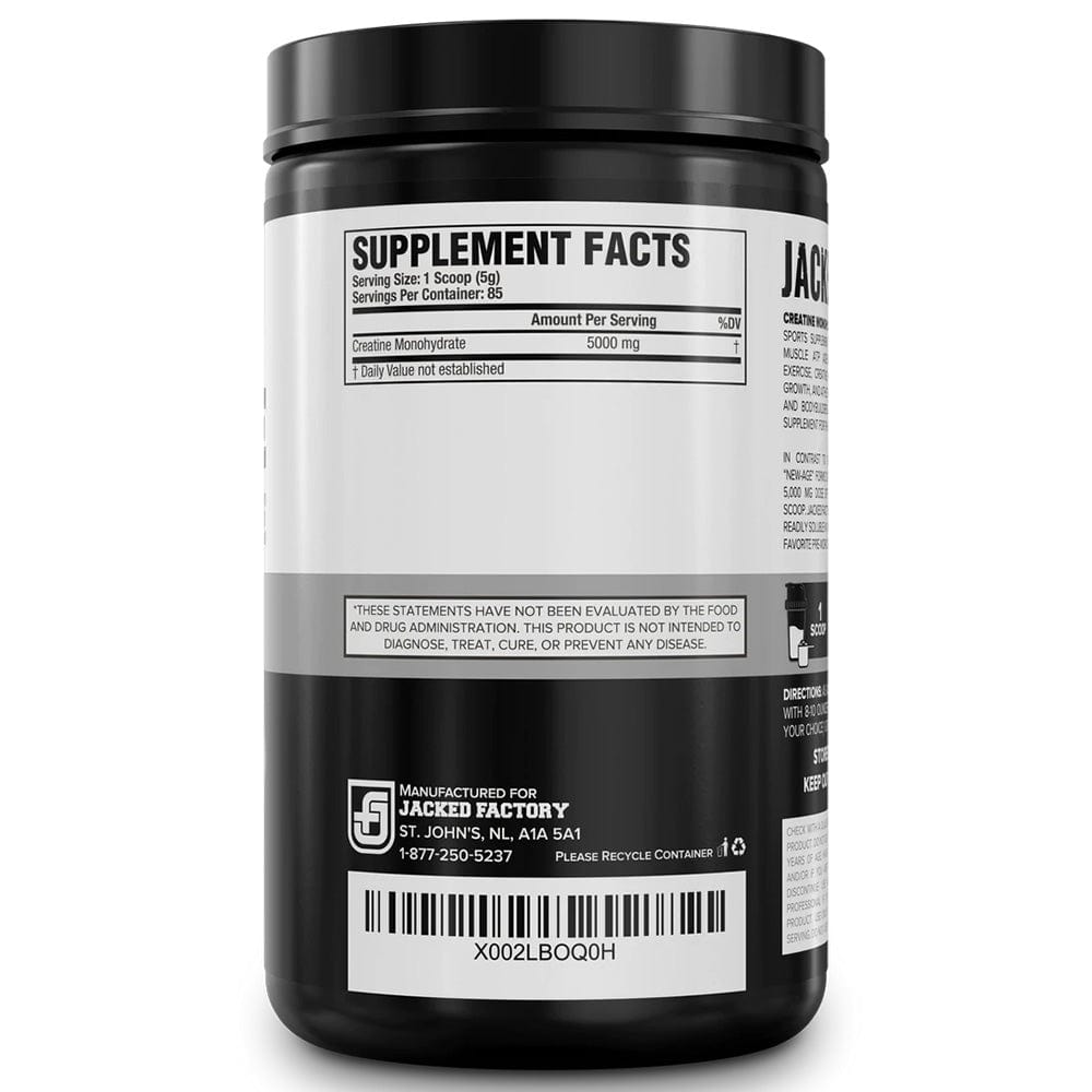 Jacked Factory Creatine Monohydrate 425g